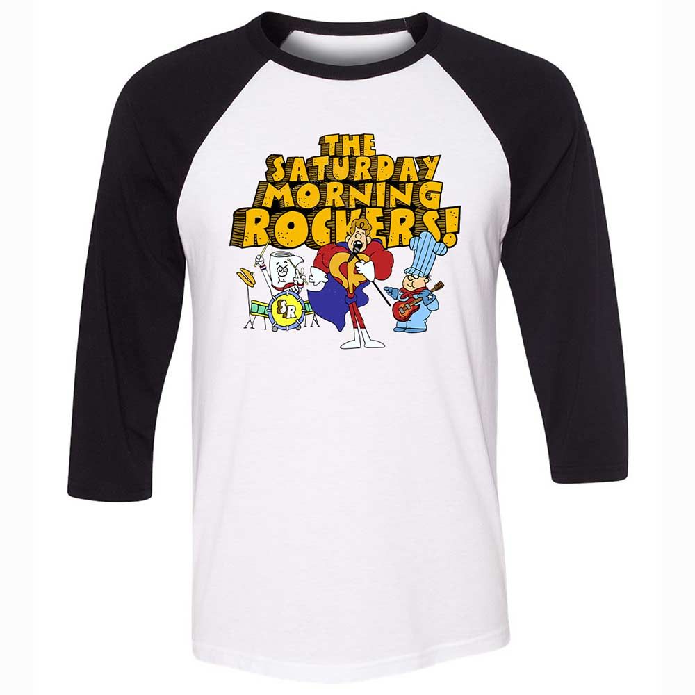 Unisex 3/4 Baseball Tee - 6GL73MYV - White/Black - 1