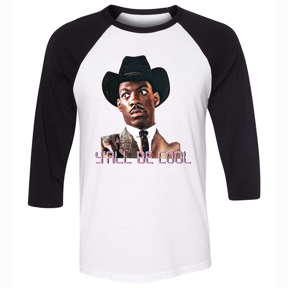 Unisex 3/4 Baseball Tee - ZHC7J4M3 - White/Black - 1