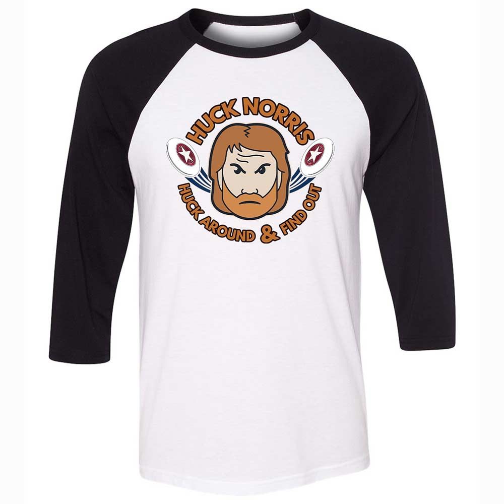 Unisex 3/4 Baseball Tee - 7B5X4BLF - White/Black - 1