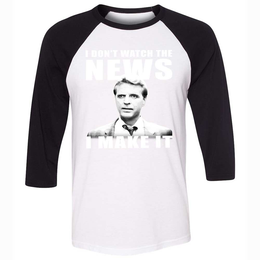 Unisex 3/4 Baseball Tee - FWZNXGWX - White/Black - 1