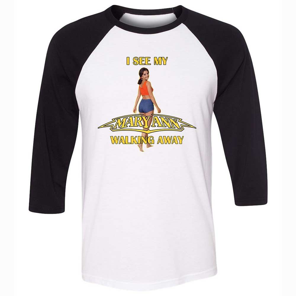 Unisex 3/4 Baseball Tee - 7FTN11ZV - White/Black - 1