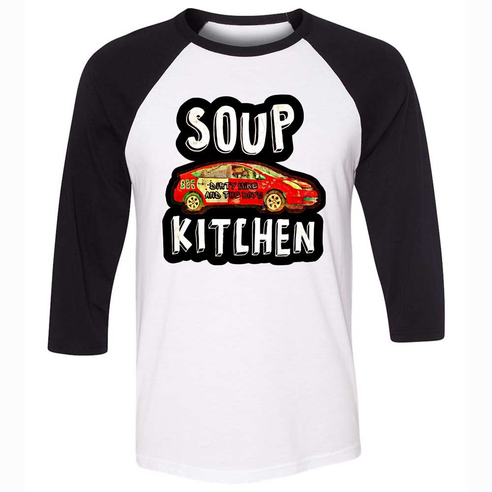 Unisex 3/4 Baseball Tee - TM68UEML - White/Black - 1