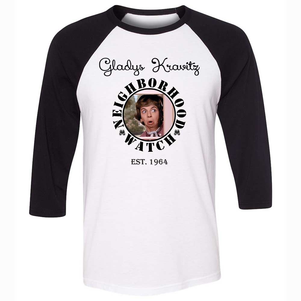 Unisex 3/4 Baseball Tee - BFB6C4VQ - White/Black - 1