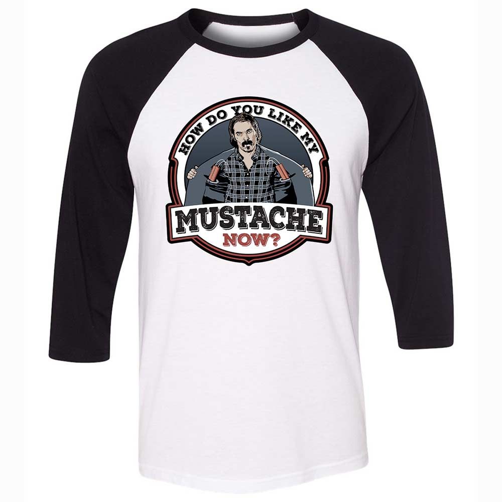 Unisex 3/4 Baseball Tee - S993526Q - White/Black - 1
