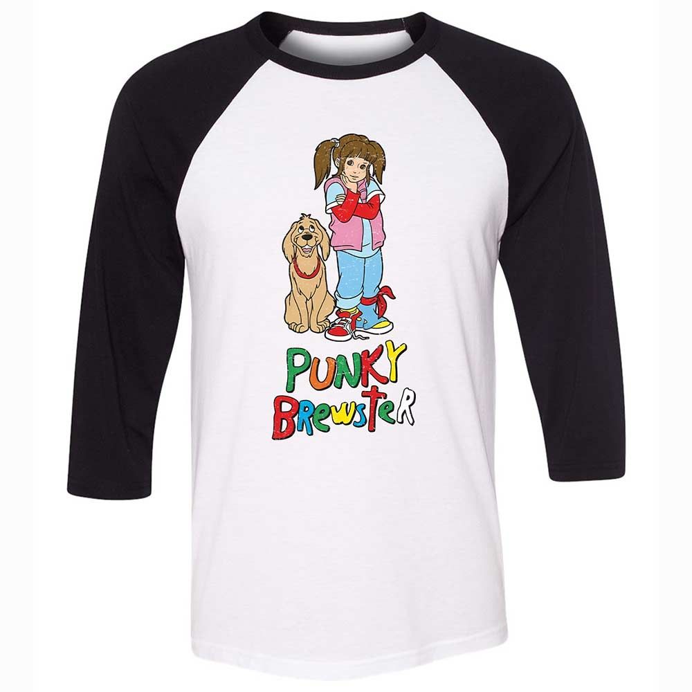 Unisex 3/4 Baseball Tee - UBW7BGW5 - White/Black - 1