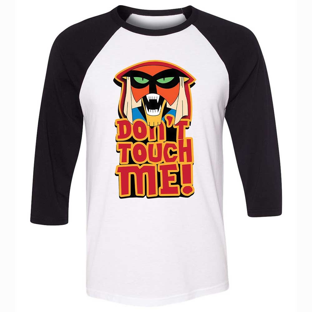 Unisex 3/4 Baseball Tee - AZW7V65E - White/Black - 1