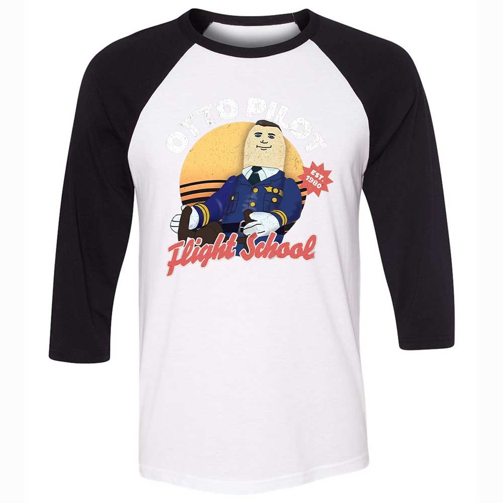 Unisex 3/4 Baseball Tee - WBYCPCYL - White/Black - 1
