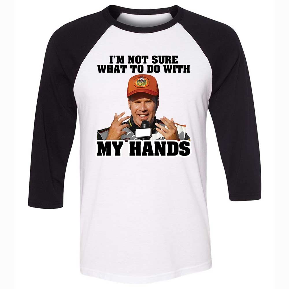 I'm Not Sure What To Do With My Hands - White/Black - 1