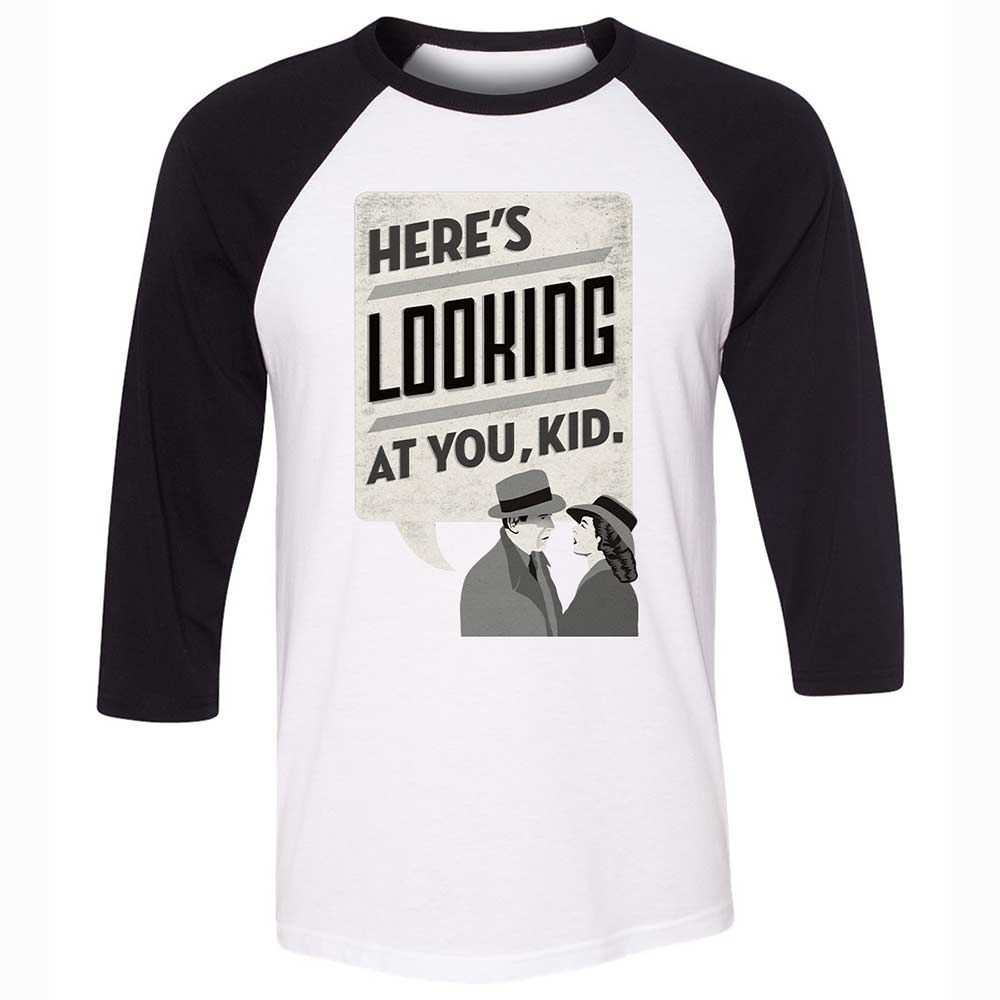 Here's Looking at You Kid - White/Black - 1