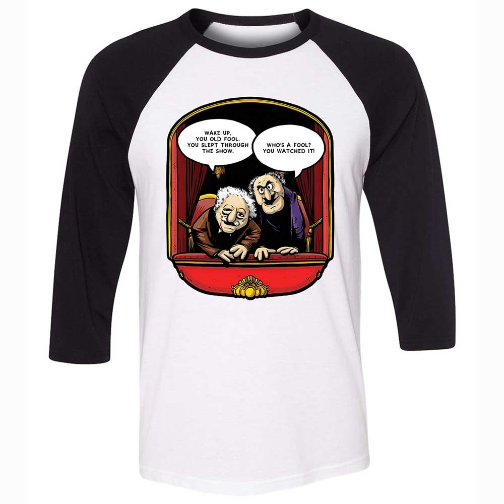 Statler and Waldorf (Wake Up) - White/Black - 1