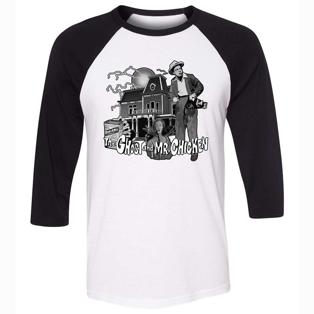 Unisex 3/4 Baseball Tee - 2Q2ZXGAW - White/Black - 1