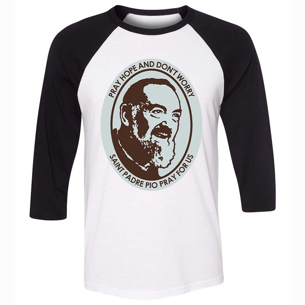 Pray, Hope, and Don't Worry - White/Black - 1