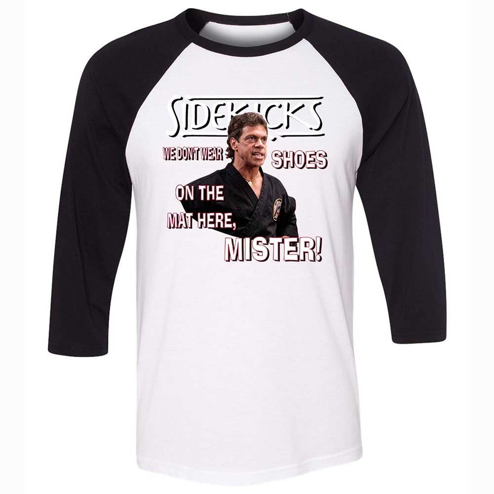 Unisex 3/4 Baseball Tee - XUGM5BJK - White/Black - 1