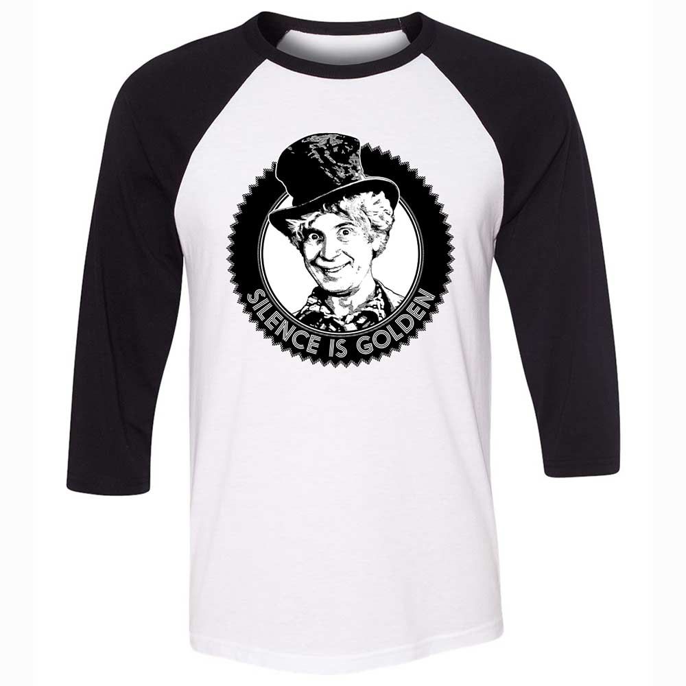 Unisex 3/4 Baseball Tee - E6H43JPJ - White/Black - 1