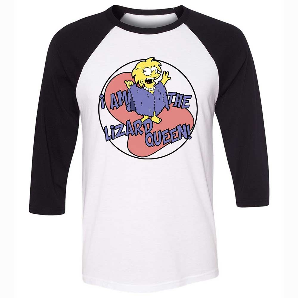 I am the Lizard Queen - White/Black - 1