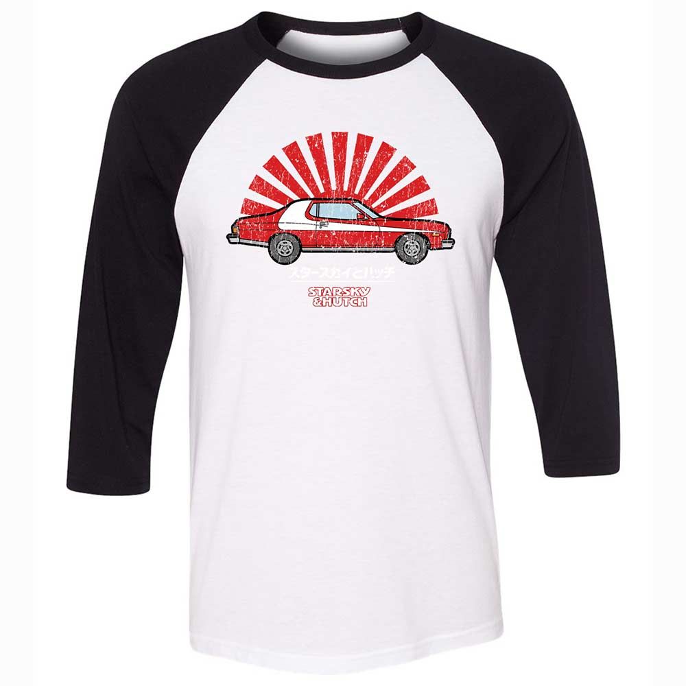 Unisex 3/4 Baseball Tee - GUUYLYTQ - White/Black - 1