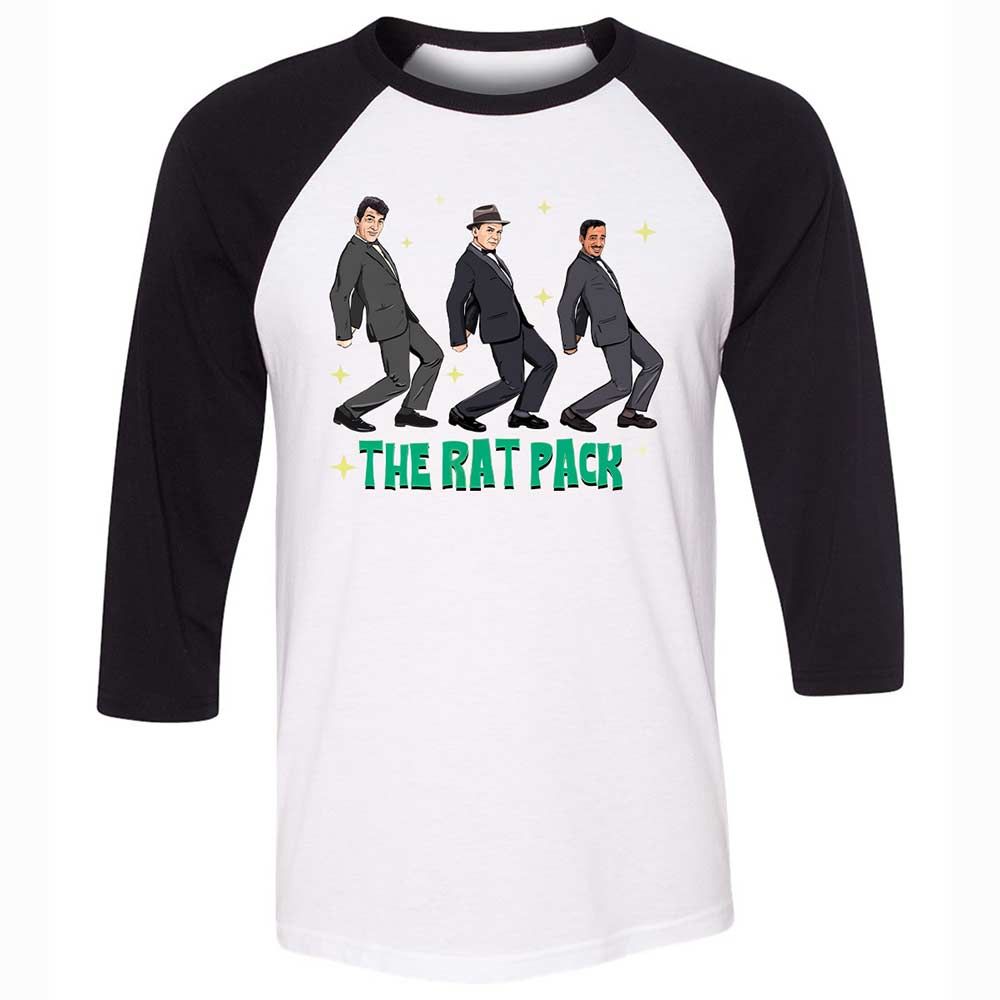 Unisex 3/4 Baseball Tee - 7QCJ13AR - White/Black - 1