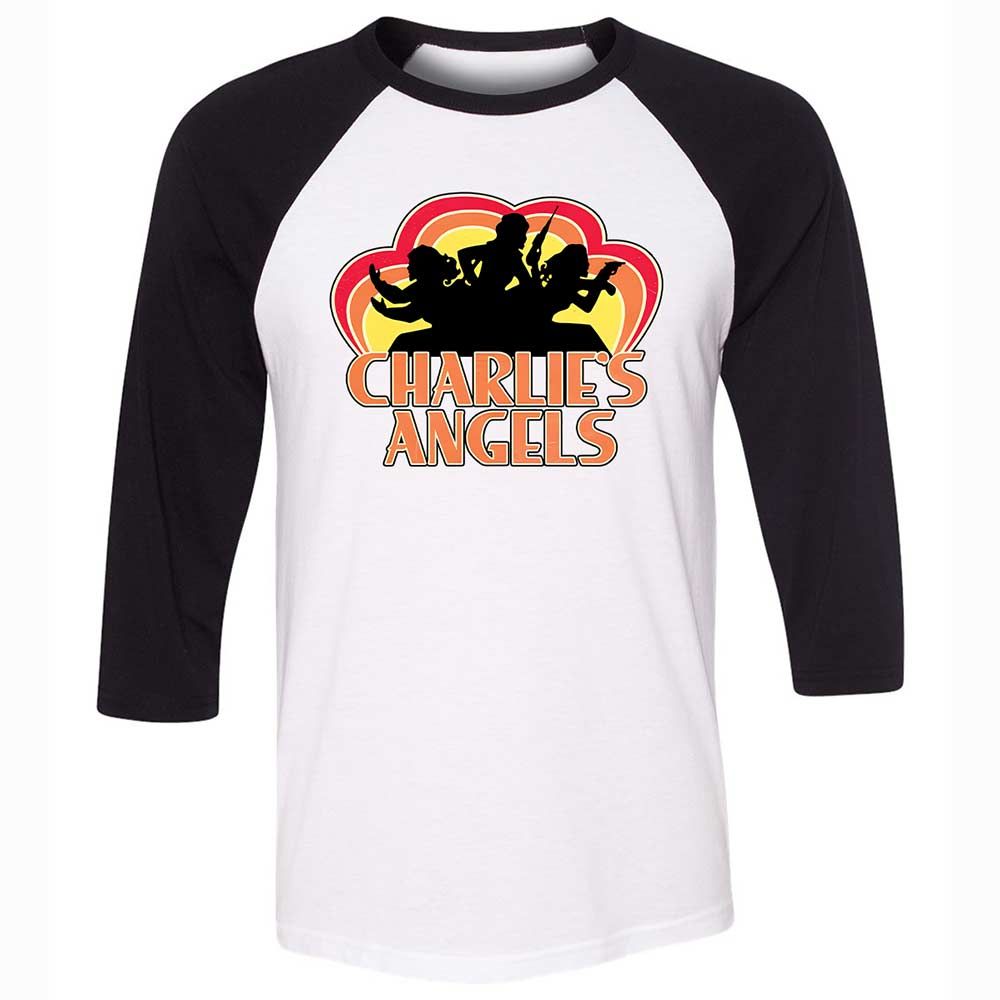 Unisex 3/4 Baseball Tee - MGPK45TW - White/Black - 1