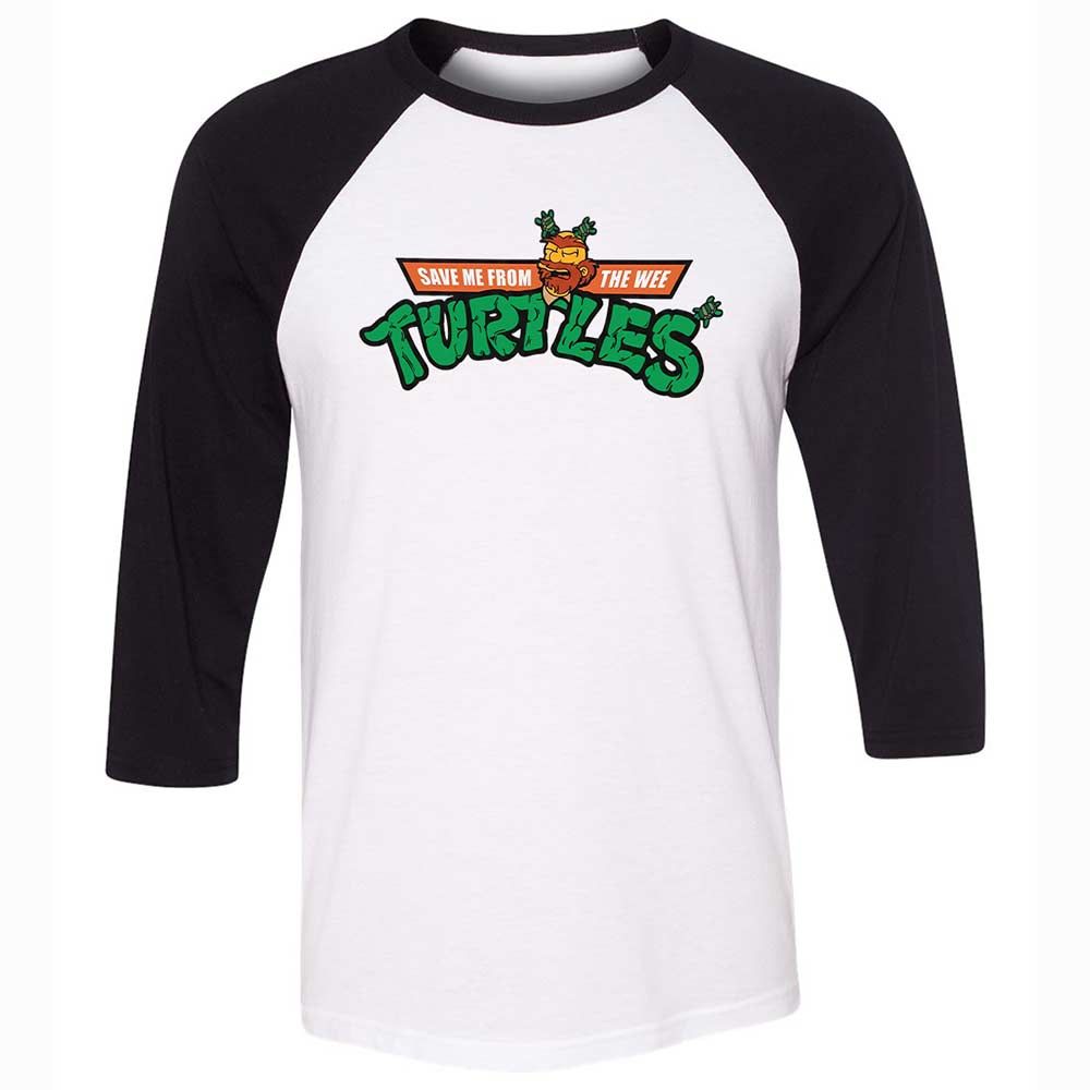 Save Me From The Wee Turtles - White/Black - 1