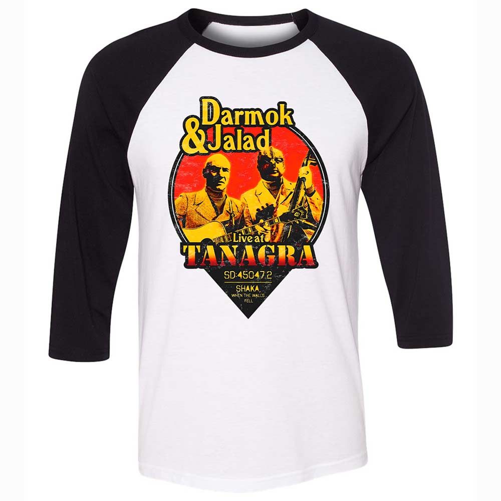 Unisex 3/4 Baseball Tee - 2H5G62UU - White/Black - 1