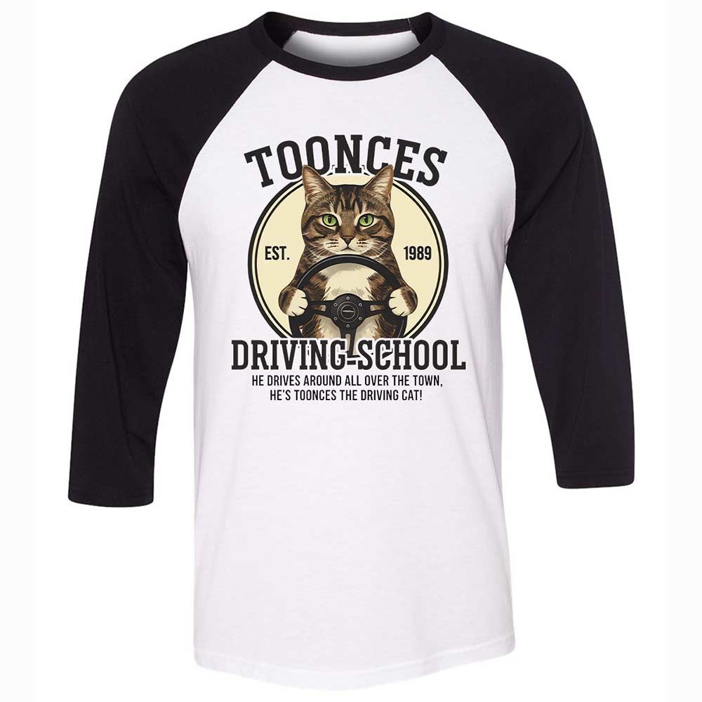 Unisex 3/4 Baseball Tee - FHG5Z49U - White/Black - 1