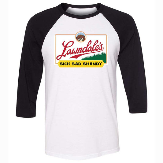 Unisex 3/4 Baseball Tee - JZLQF9QQ - White/Black - 1