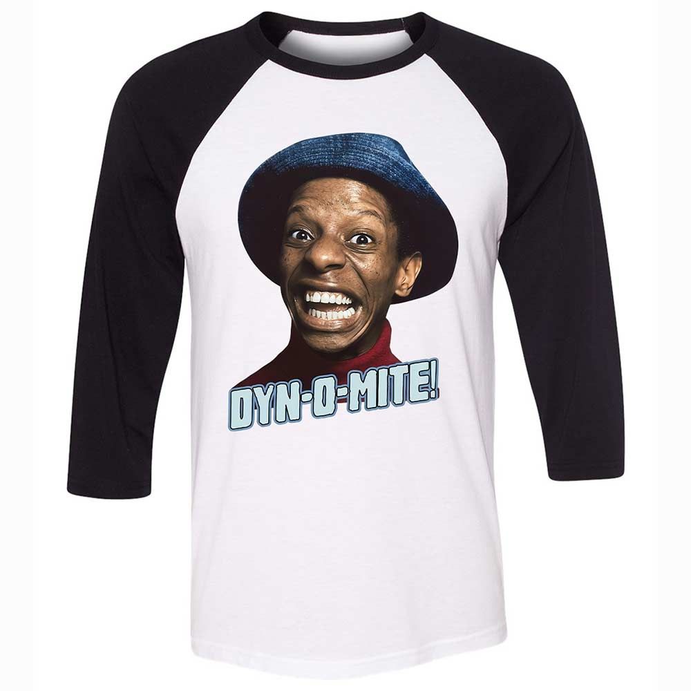 Unisex 3/4 Baseball Tee - BUB22M4P - White/Black - 1