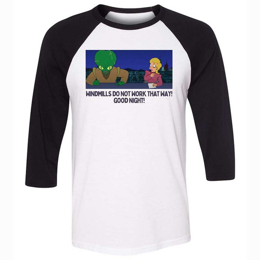 Unisex 3/4 Baseball Tee - W942CCD9 - White/Black - 1