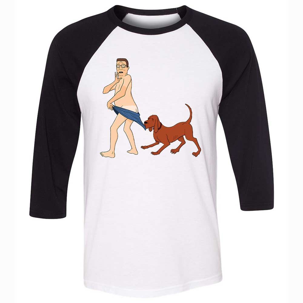 Unisex 3/4 Baseball Tee - DJU3S1E9 - White/Black - 1
