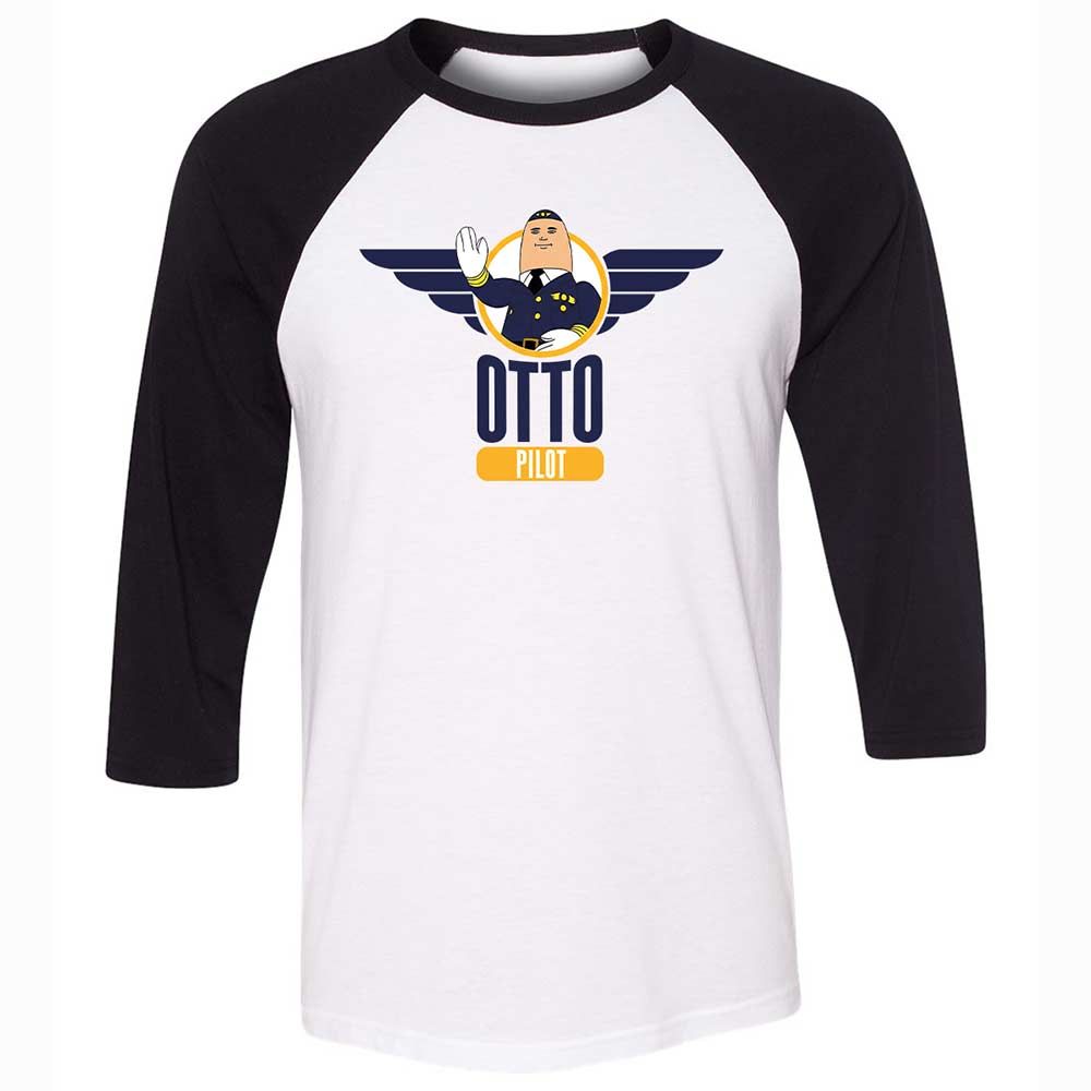 Unisex 3/4 Baseball Tee - NTTMNKKD - White/Black - 1