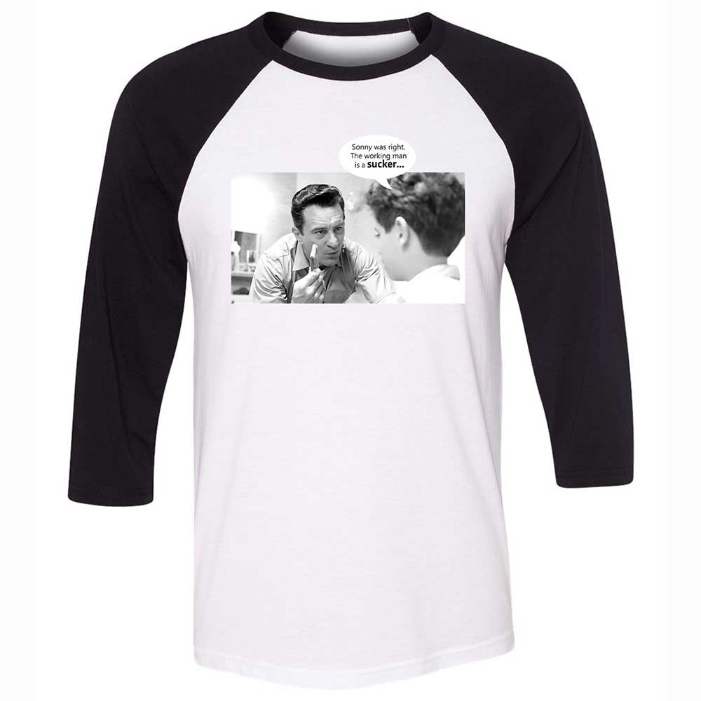 Unisex 3/4 Baseball Tee - VUWKERQ1 - White/Black - 1