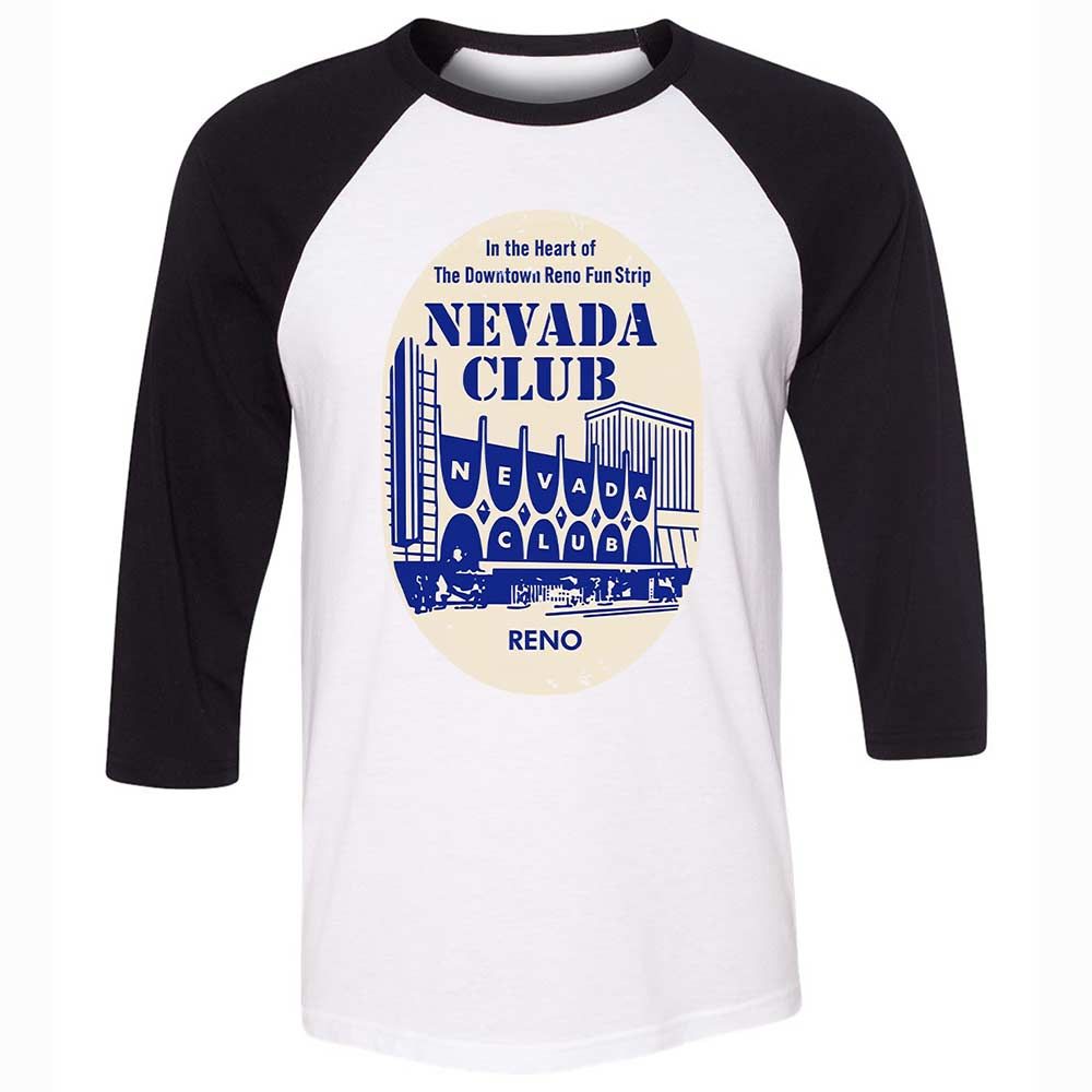 Unisex 3/4 Baseball Tee - KHRFMWW7 - White/Black - 1