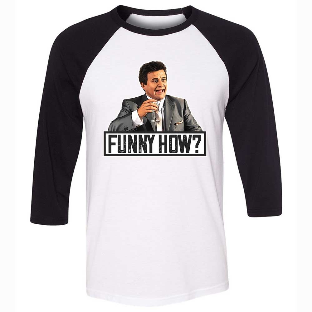 Unisex 3/4 Baseball Tee - 2HL9WL7V - White/Black - 1