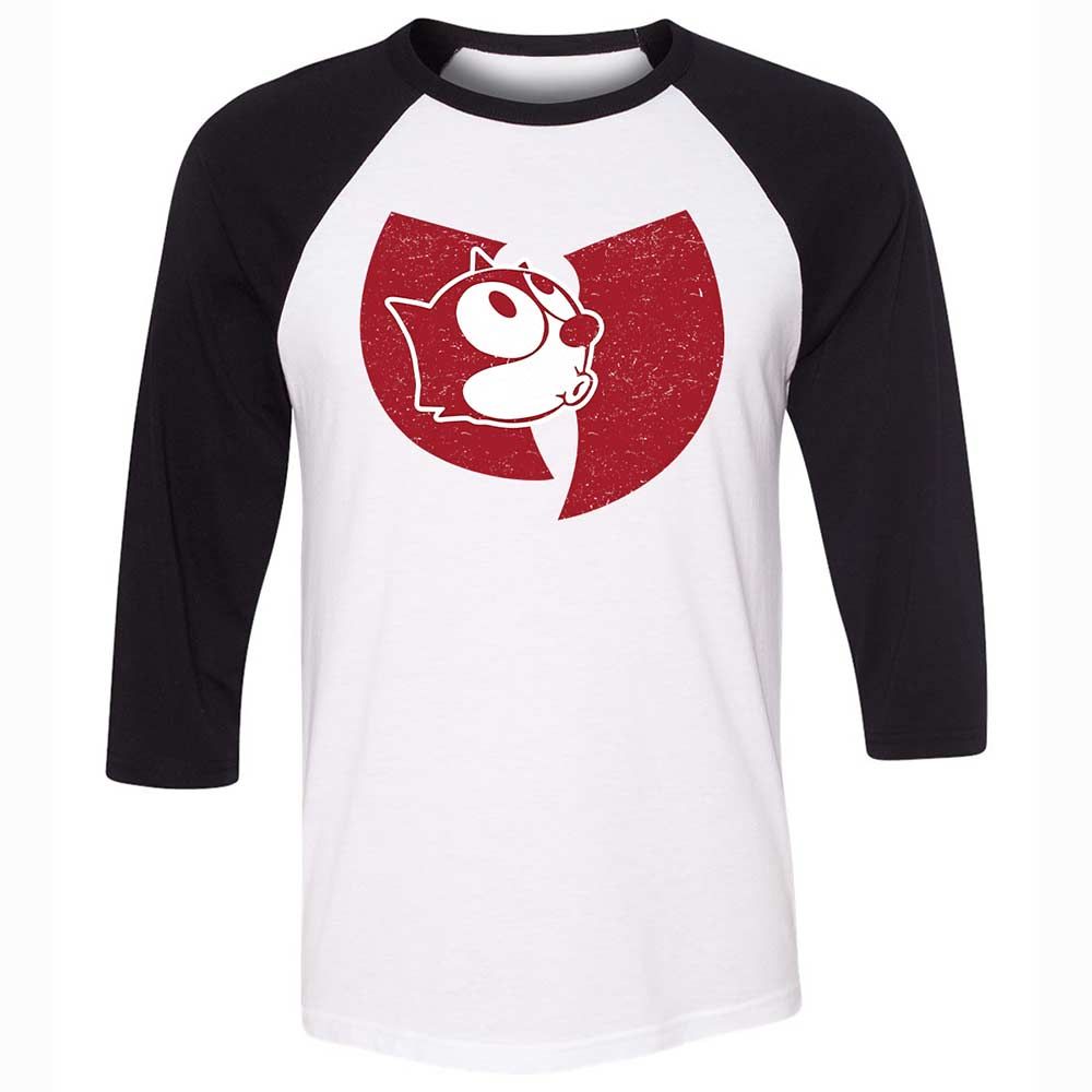 Unisex 3/4 Baseball Tee - JY3F35M1 - White/Black - 1