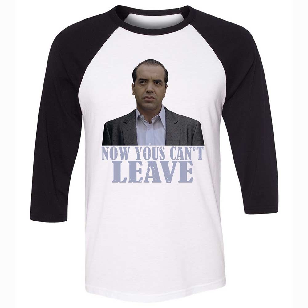 Unisex 3/4 Baseball Tee - MT96VEUY - White/Black - 1
