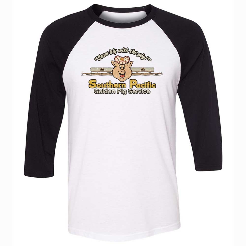 Unisex 3/4 Baseball Tee - 5N9WTPJJ - White/Black - 1