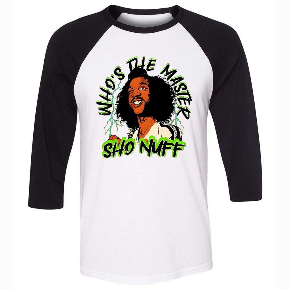 Unisex 3/4 Baseball Tee - V76W9STF - White/Black - 1