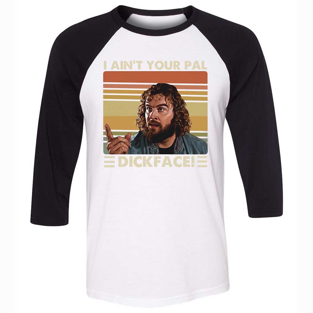 Unisex 3/4 Baseball Tee - RDEPA9SK - White/Black - 1