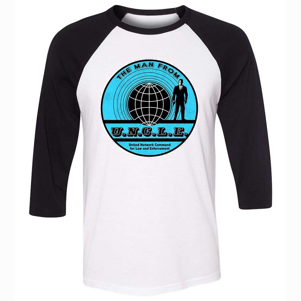 Unisex 3/4 Baseball Tee - S6VGQ1M2 - White/Black - 1