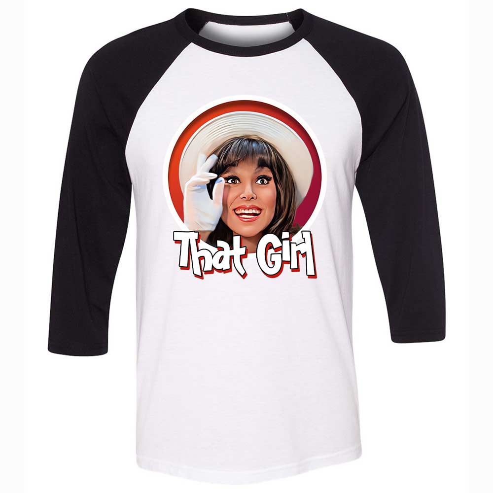 Unisex 3/4 Baseball Tee - F7KRMB9Z - White/Black - 1