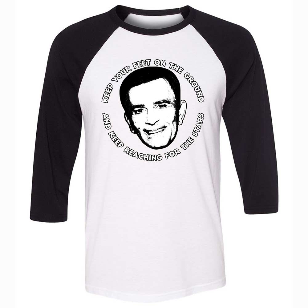 Unisex 3/4 Baseball Tee - YJPK5HY3 - White/Black - 1