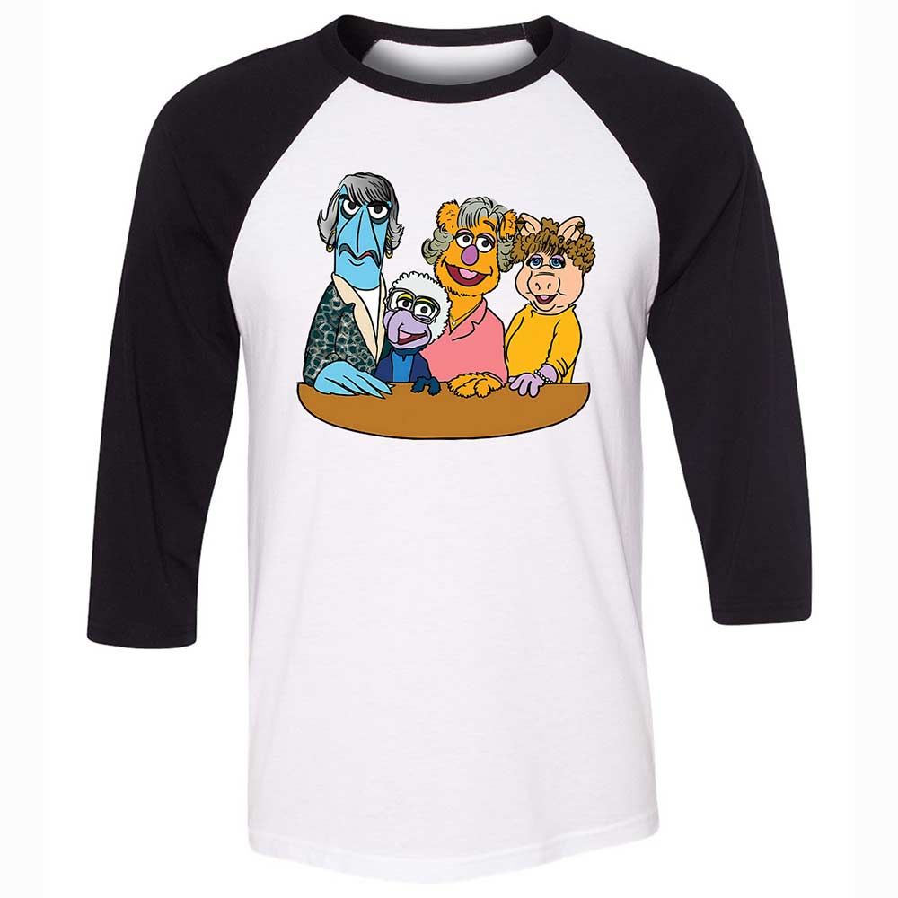 Unisex 3/4 Baseball Tee - DEKEHJBN - White/Black - 1