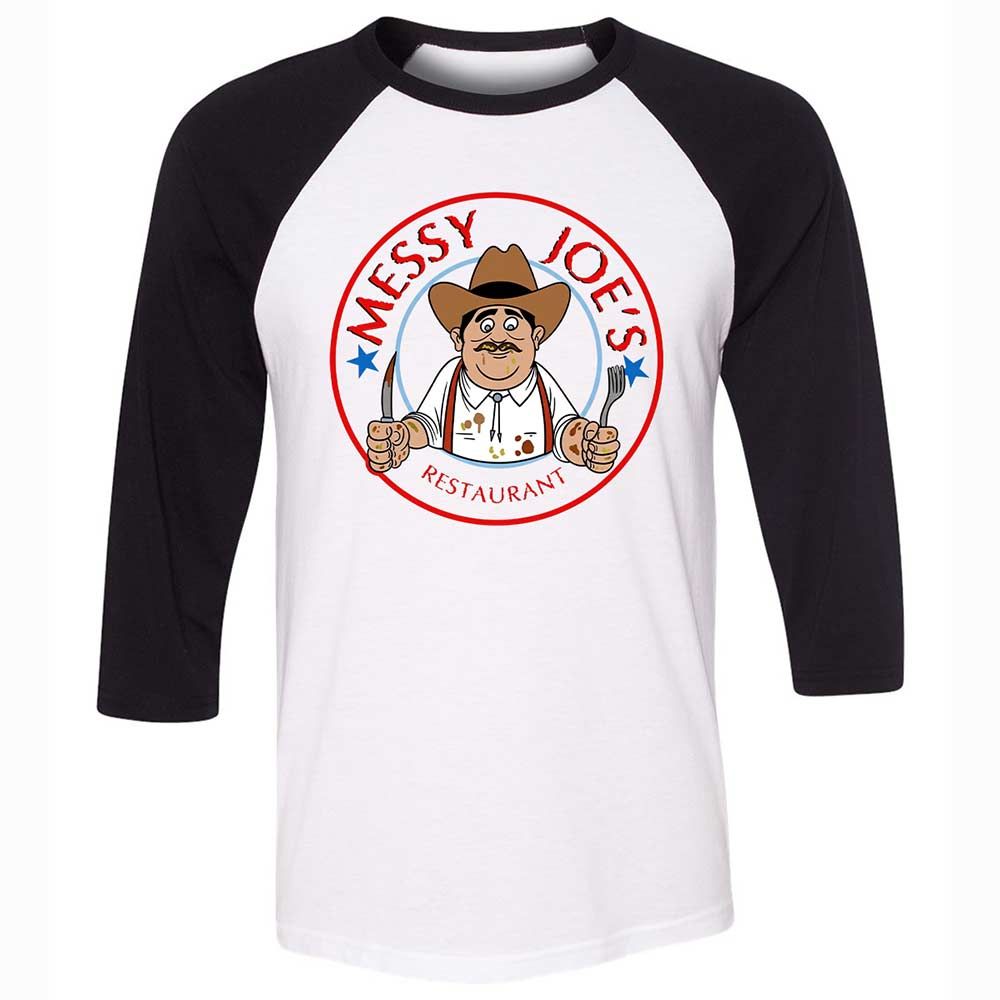 Unisex 3/4 Baseball Tee - E2U1ZTQK - White/Black - 1