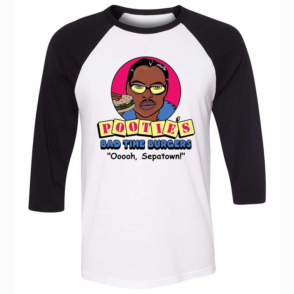 Pootie's Bad Time Burgers - White/Black - 1