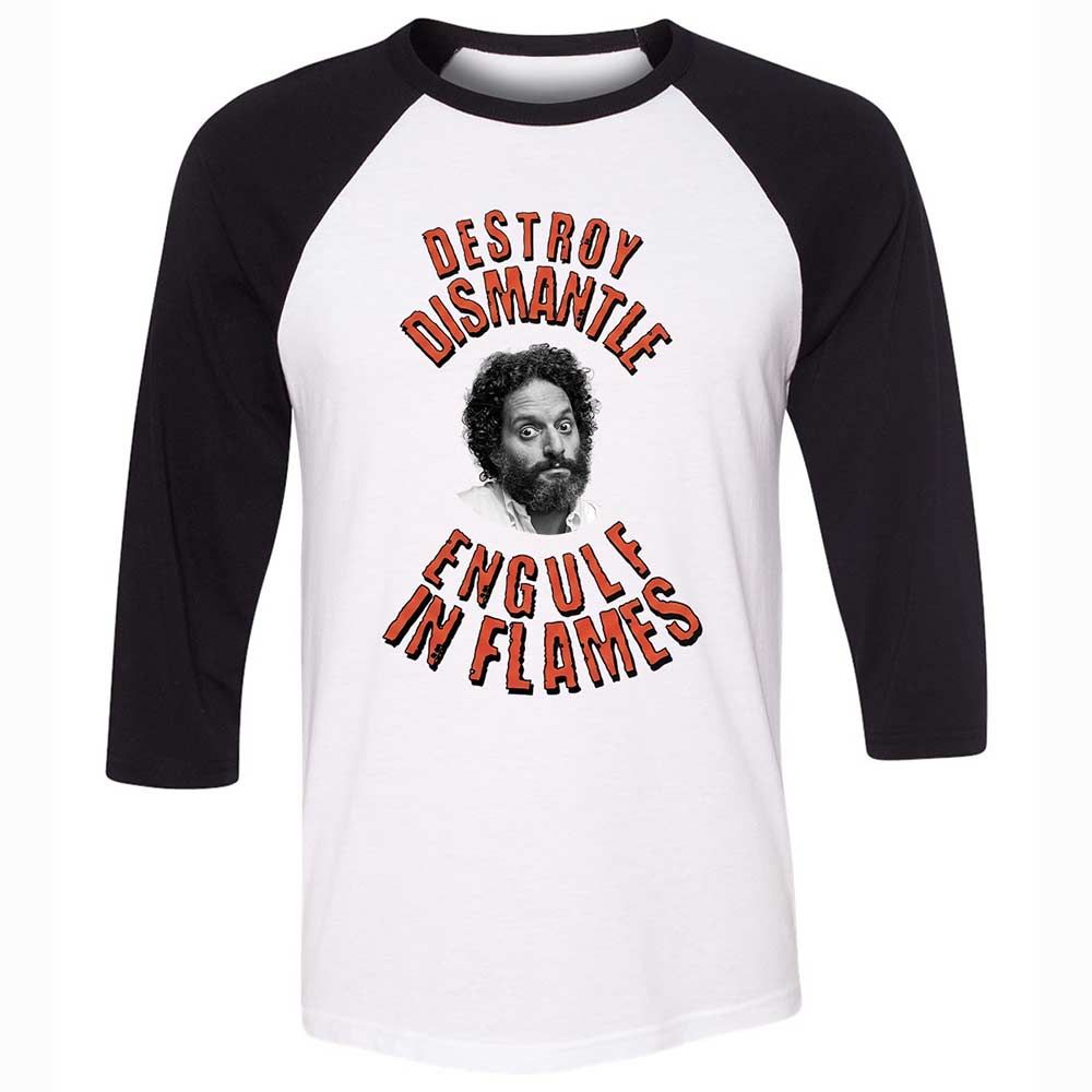Destroy, Dismantle, Engulf in Flames - White/Black - 1
