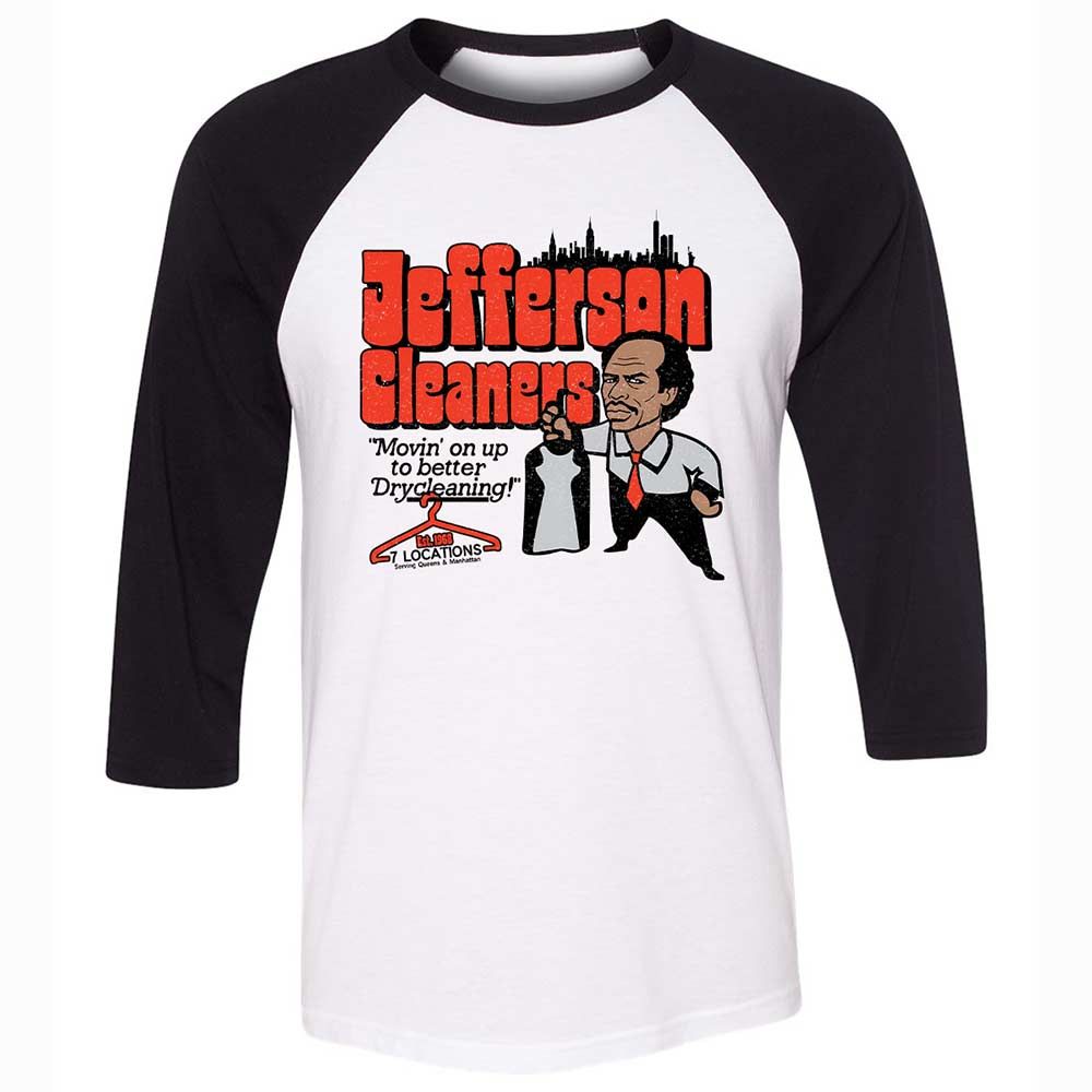 Unisex 3/4 Baseball Tee - 7W57AV6G - White/Black - 1