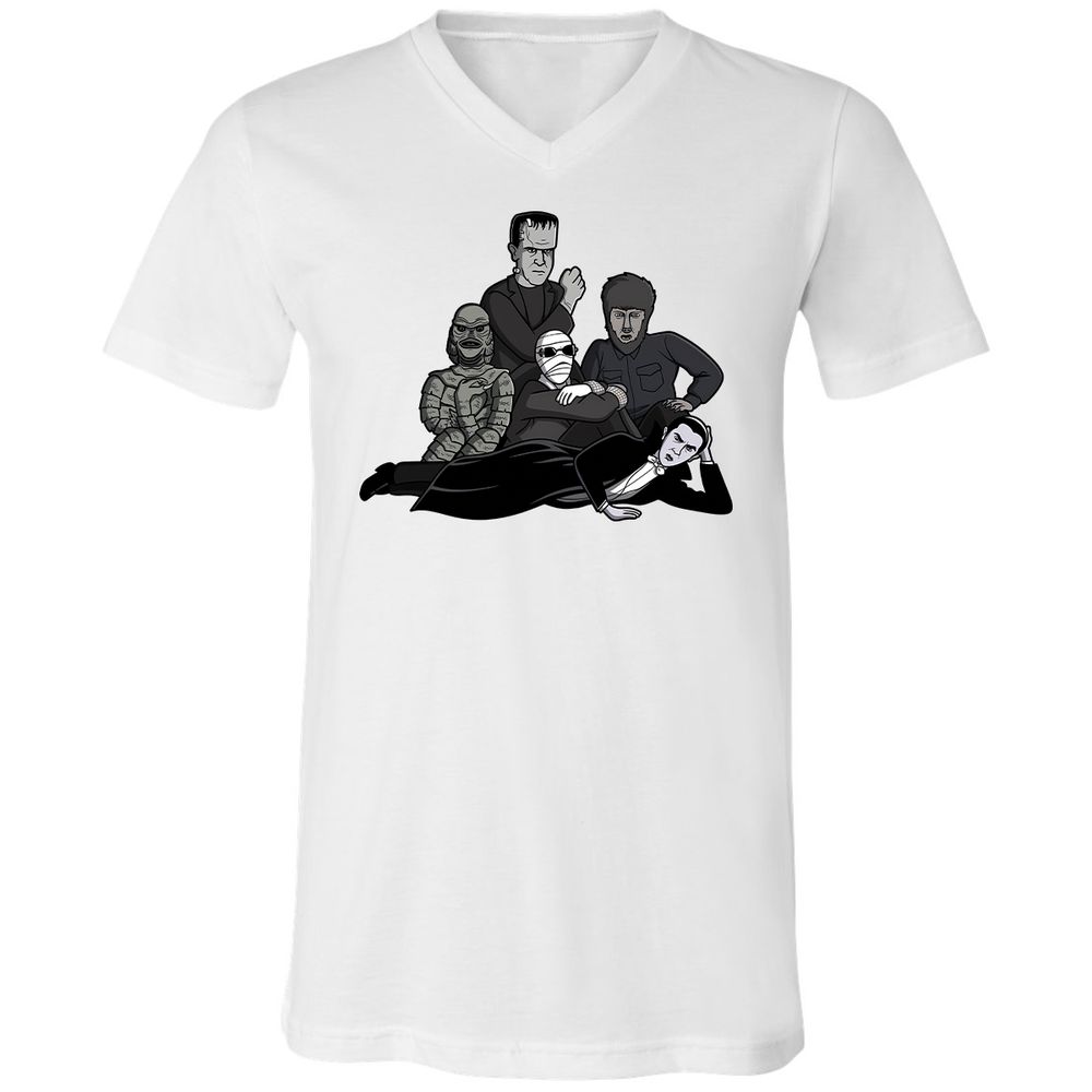Unisex V-Neck T-Shirt - MK19M7BE - White - 1