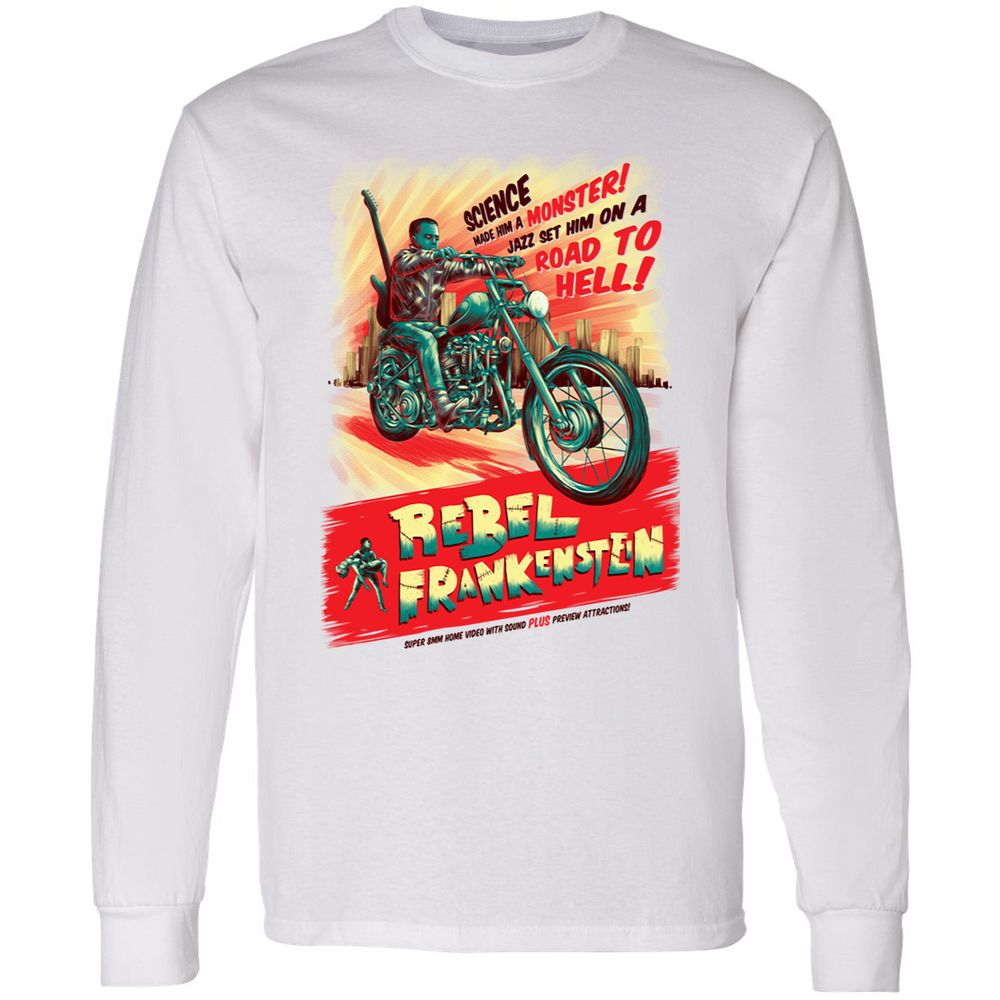 Long Sleeve T-Shirt - QVGCBFCH - White - 1