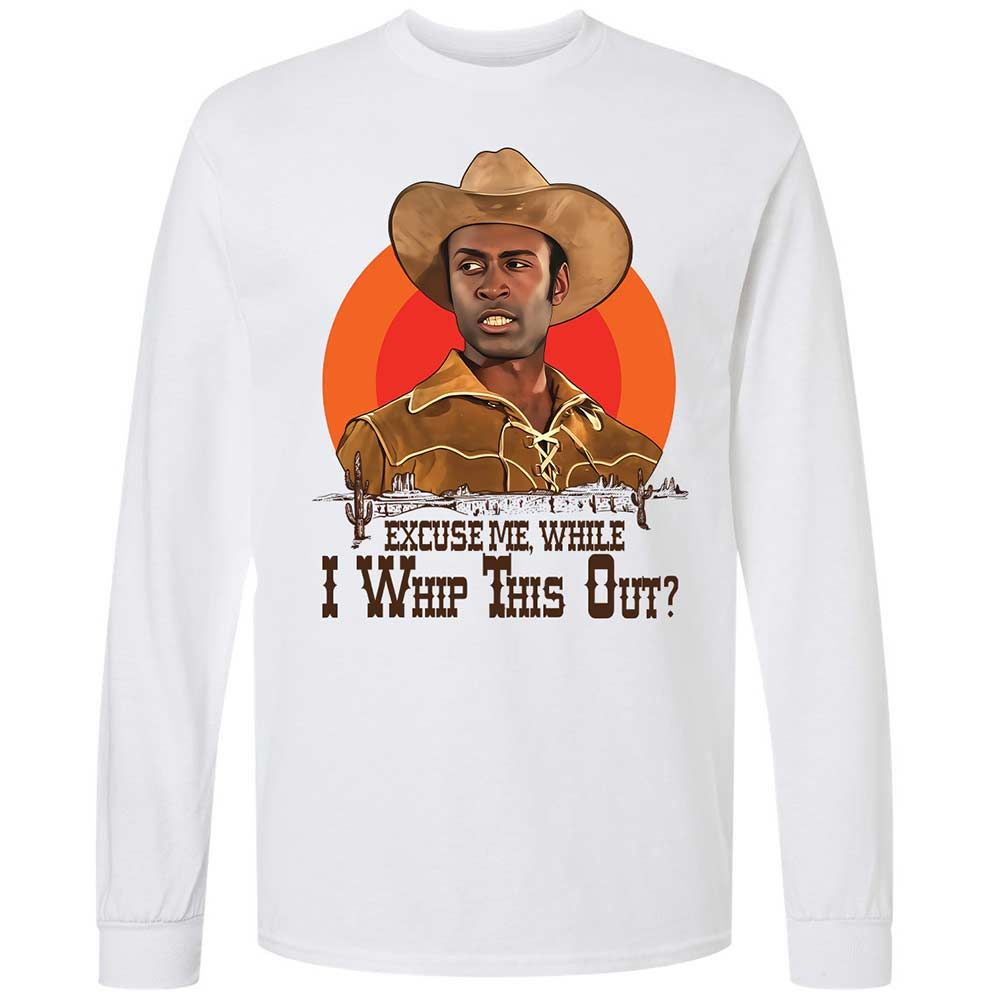 Excuse Me While I Whip This Out - White - 1