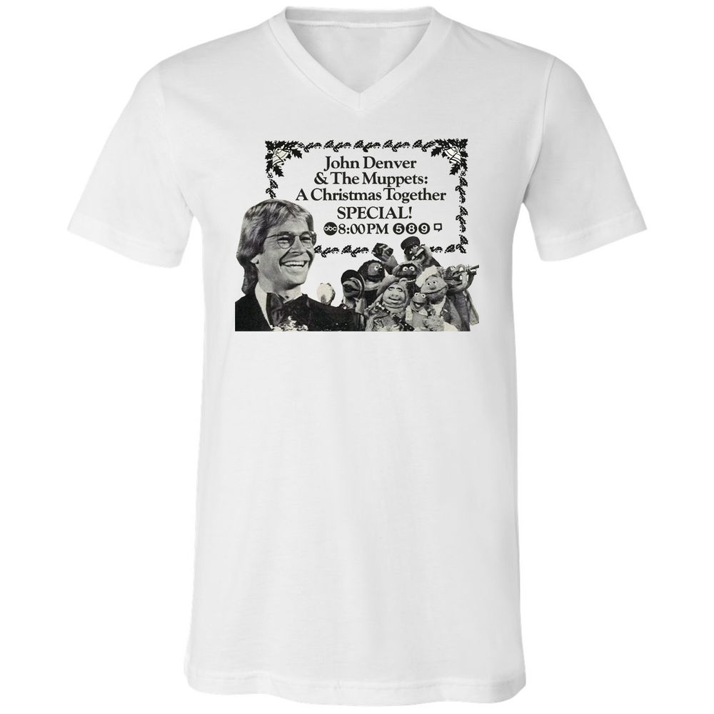 John Denver and Muppet - White - 1